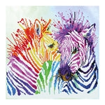 Diamond Painting Regenbogen Zebras