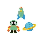 Diamond Painting Sticker Weltraum