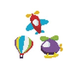 Diamond Painting Sticker Flugzeuge