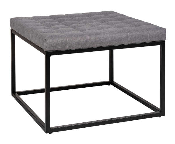 Hocker Amandola mit Polster eckig