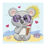 Diamond Painting Koala Eiscreme