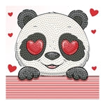 Diamond Painting Panda Liebe
