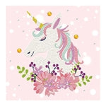 Diamond Painting Verträumtes Einhorn