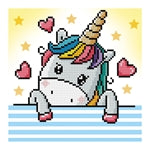 Diamond Painting Einhornbaby