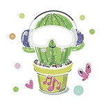 Diamond Painting Cooler Kaktus