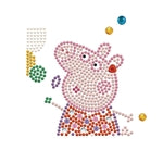 Diamond Painting Peppa Pig Seifenblasen
