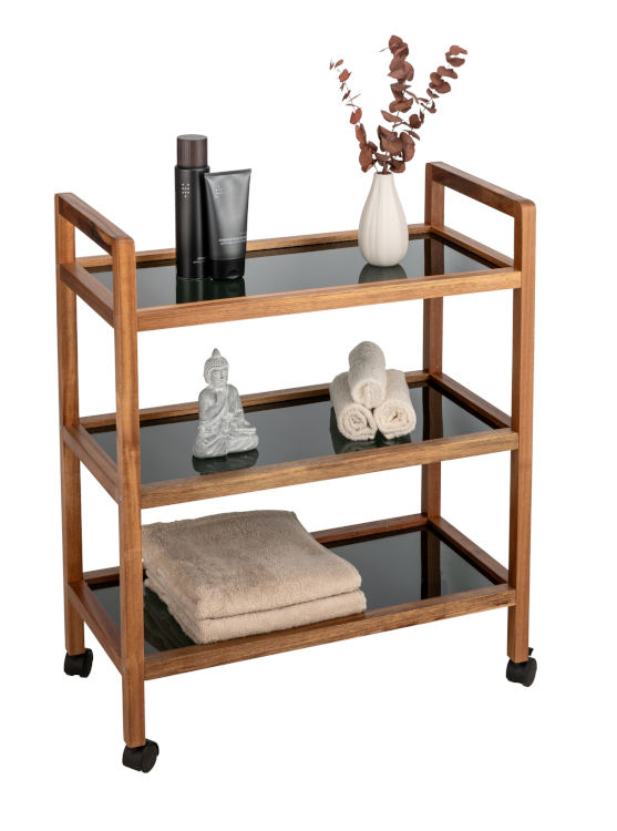 Haushalts- und Badwagen Fondi Akazie