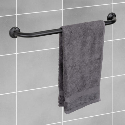 Badetuchstange Basic Black 60 cm