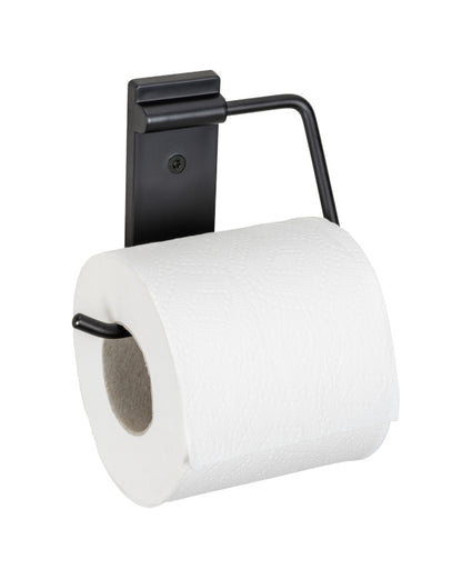 Toilettenpapierhalter Basic Black ohne Deckel 