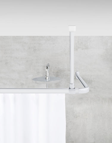 Deckenstütze Era chrom 57 cm 