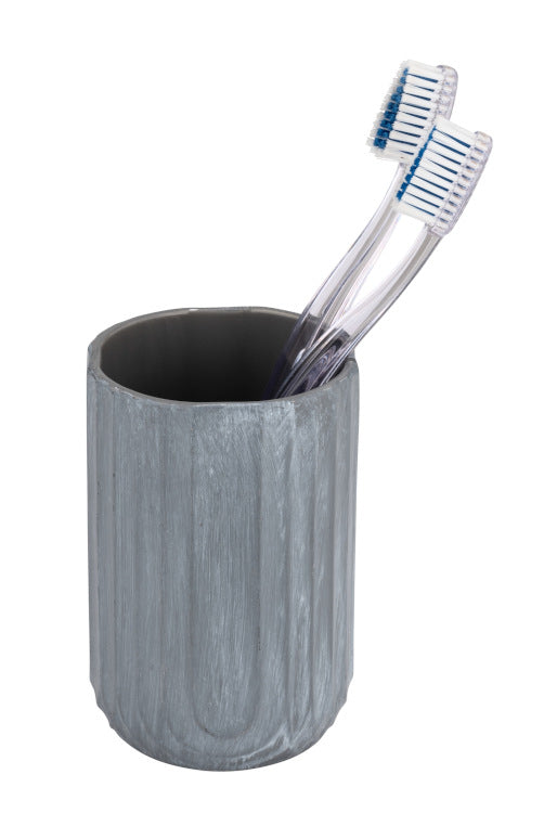 Keramik Zahnputzbecher Iseo grau