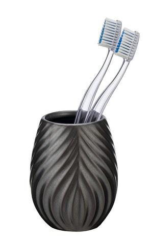Keramik Zahnputzbecher Idro anthrazit