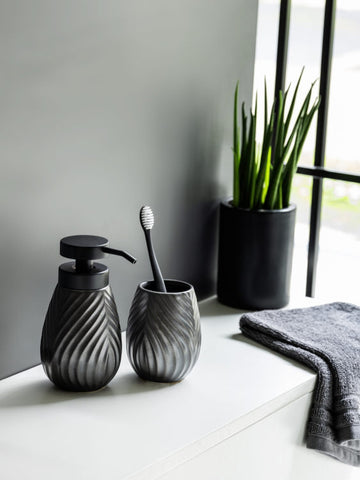 Keramik Seifenspender Idro anthrazit