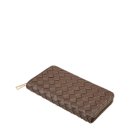 ROSSIS Money 5 Flechtoptik, Espresso