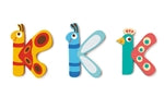 Holzbuchstabe K (MQ6)