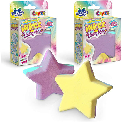 Inkee Badebombe Foamy Star