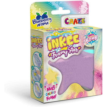 Inkee Badebombe Foamy Star