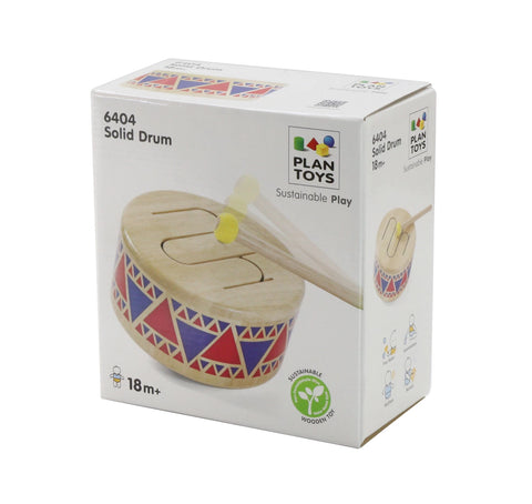 Holztrommel mit Schlägel