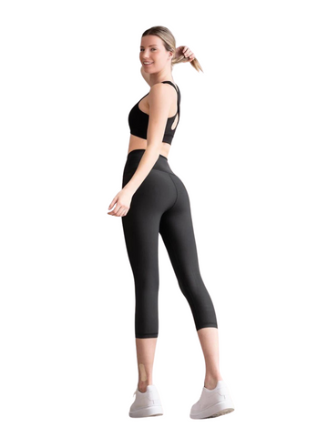 4306 Capri Leggings en Noir