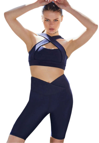 6014 - Biker Leggings Navy - Verbessere Deinen Stil 🚴‍♀️✨