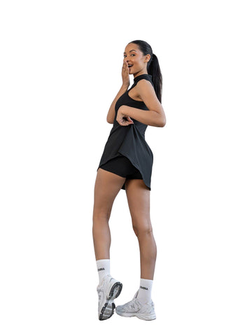 3050 Combinaison - Élégance Noire - Bougez Librement ✨