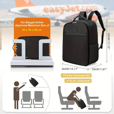 Easyjet Reiserucksack – Handgepäck 45 x 36 x 20 cm