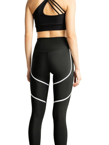 394 Orly Sport Leggings in Schwarz & Weiss