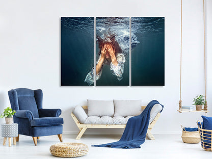 Leinwandbild 3-teilig Do Not Cry, Alice