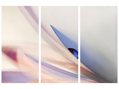 Leinwandbild 3-teilig The Blue Drop