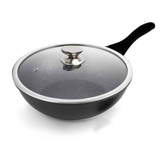 28 cm / 3,7L Wok mit Marmor-Antihaftbeschichtung
