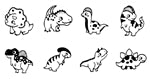 Baby Stempel Bambino Dinosaurier ECO