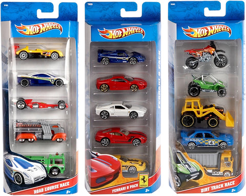 Hot Wheels 5-er Set ass.