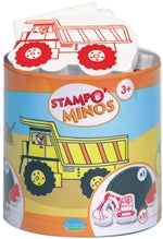 Kinder Stempel Minos Baustelle