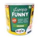 Kinder Stempel Funny Savanne