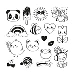 Kinder Stempel Funny Kawaii