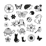 Kinder Stempel Funny Natur