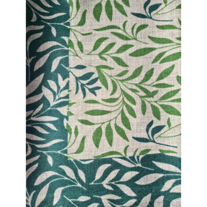 AISHITERU - Verdant Whisper Printed Cashmere Scarf - Nature-inspired luxury 💚✨