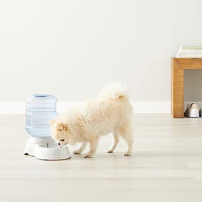 Amazon Basics Futter- und Wasserspender für Haustiere, Tränke, Größe S