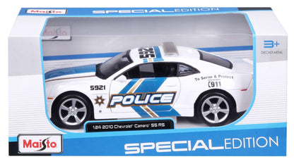 Chevrolet Camaro SS RS 2010 Police Weiss 1/24