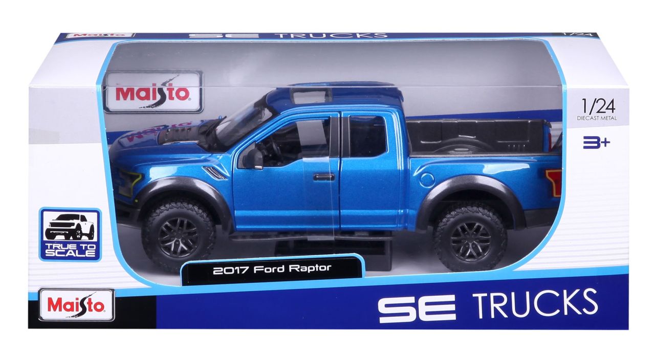 Ford F-150 Raptor 2017 1/24 blau