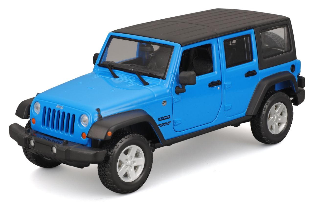 Jeep Wrangler Unlimited 2015 1/24 blau