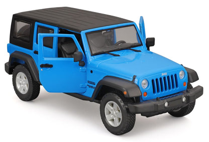 Jeep Wrangler Unlimited 2015 1/24 blau