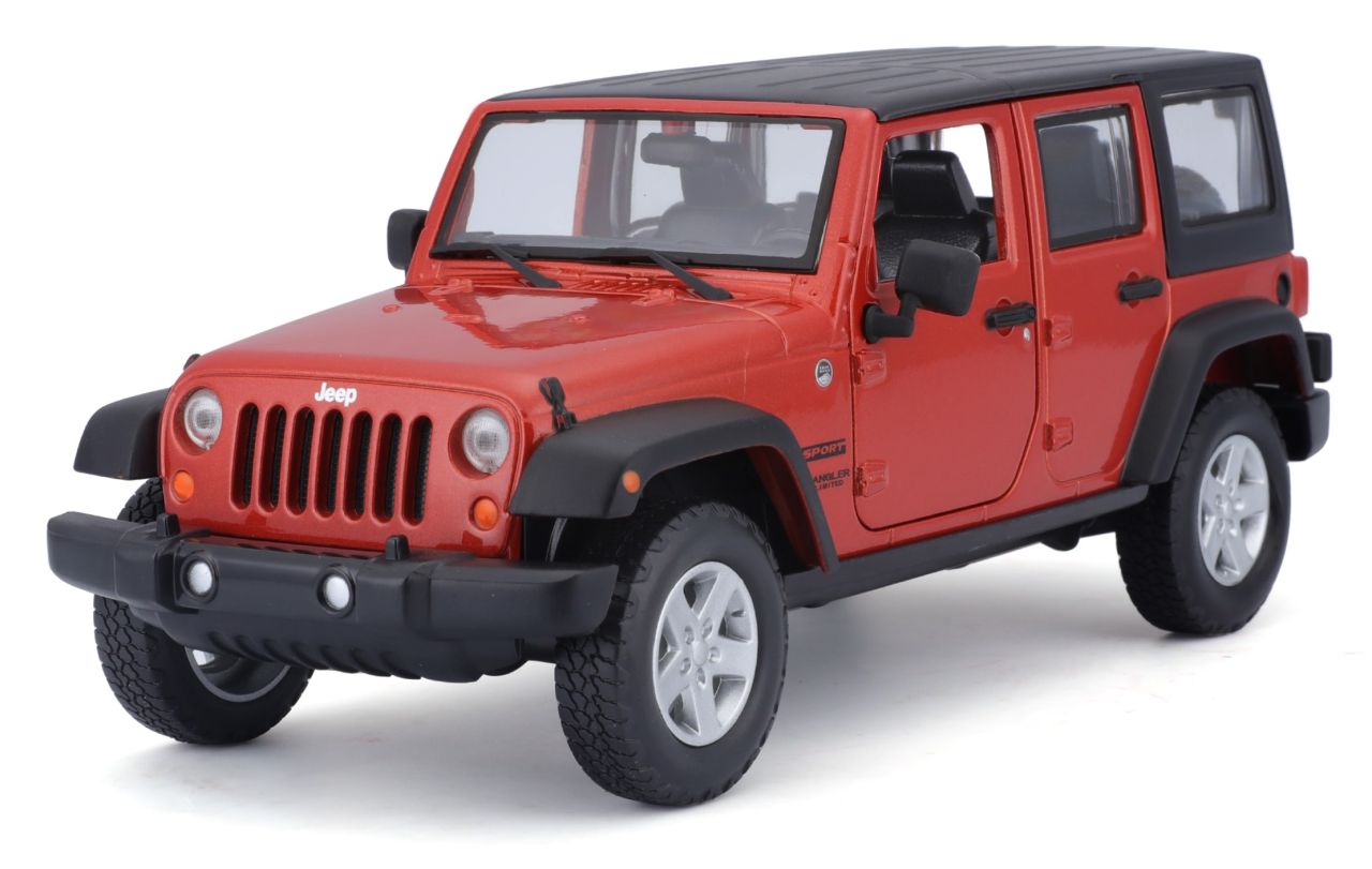 Jeep Wrangler Unlimited 2015 1/24 orange