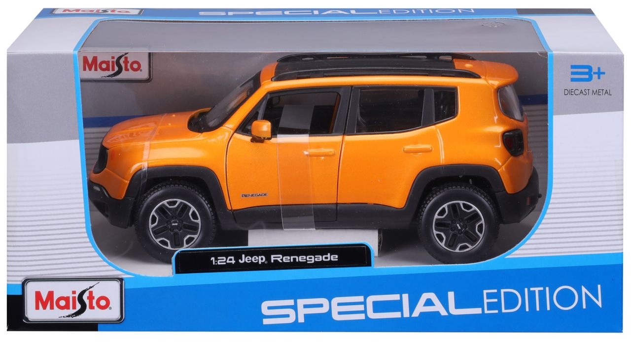 Jeep Renegade orange 1/24