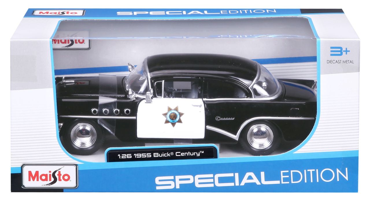 Buick Century 1955 1/24 schwarz