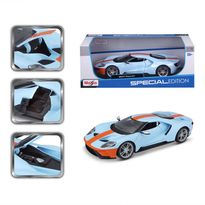 Ford GT 2017 orange/blau 1/18