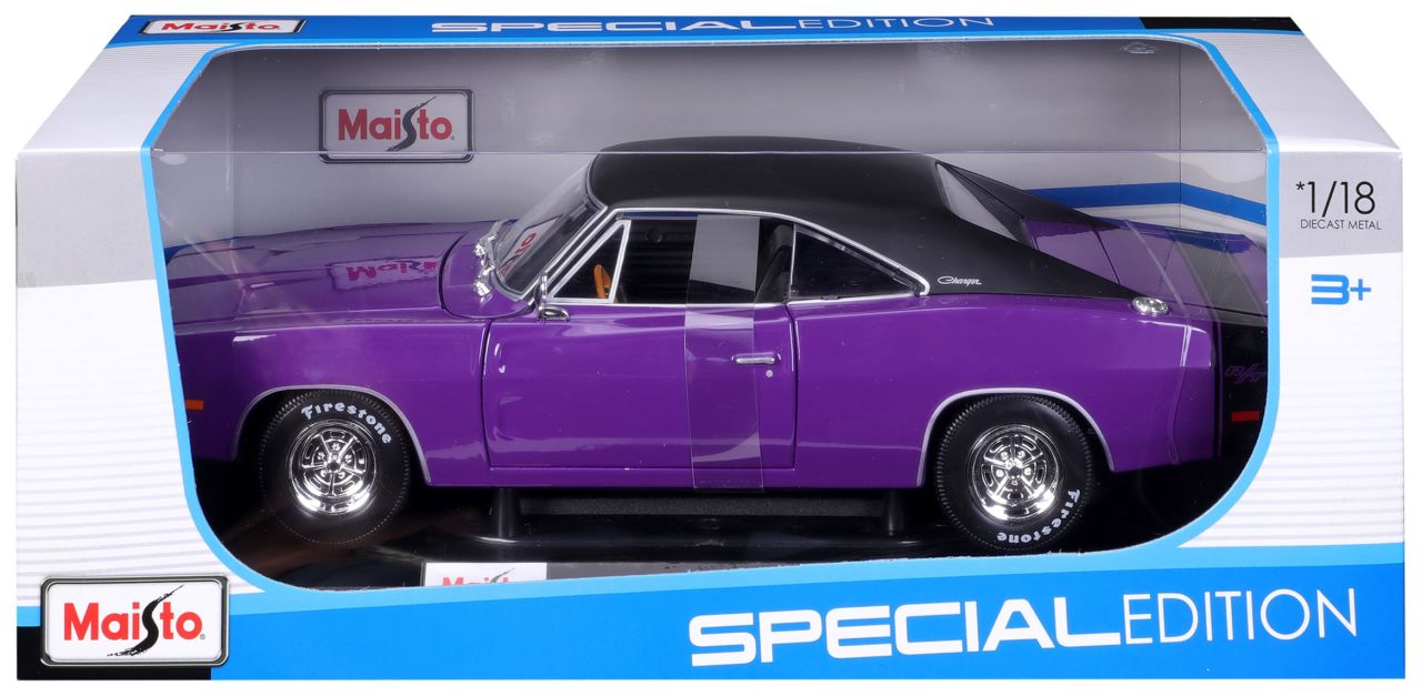 Dodge Charger R/T 1969 1/18 violett