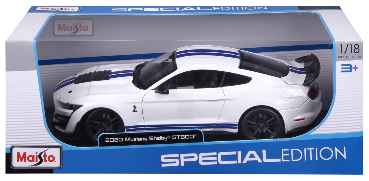 Ford Mustang Shelby GT500 2020 1/18 weiss