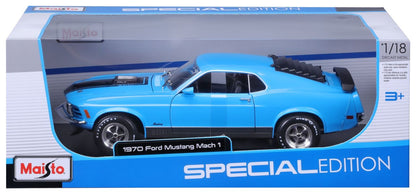 Ford Mustang Mach 1 1970 1/18 blau