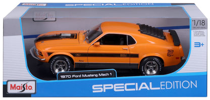 Ford Mustang Mach 1 1970 1/18 orange